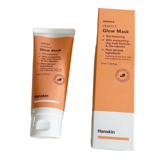 Hanskin Vitamin C Glow Mask Fabfitfun FFF NIB Sensitive Skincare 2.36 oz Skin - Picture 1 of 11